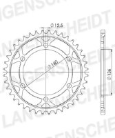 Supersprox Alu-Kettenrad 630 - 38Z (gold) ID 136,0 LK...