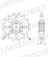 Supersprox Ritzel 530 - 14Z CST-295:14|feinverzahnt...