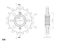 Supersprox Ritzel 530 - 17Z CST-339:17|feinverzahnt...