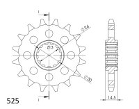 Supersprox Ritzel 525 - 14Z CST-1332:14