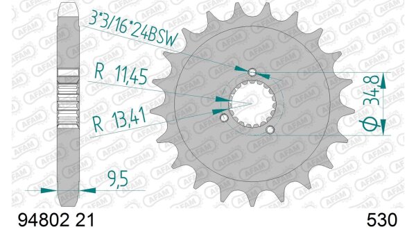 DC AFAM Ritzel 530 - 21Z 94802-21