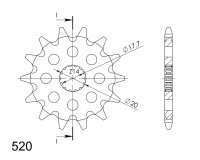 Supersprox Ritzel 520 - 15Z CST-564:15