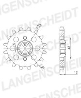 Supersprox Ritzel 530 - 15Z CST-571:15|grobverzahnt...