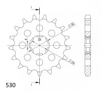 Supersprox Ritzel 530 - 16Z CST-568:16