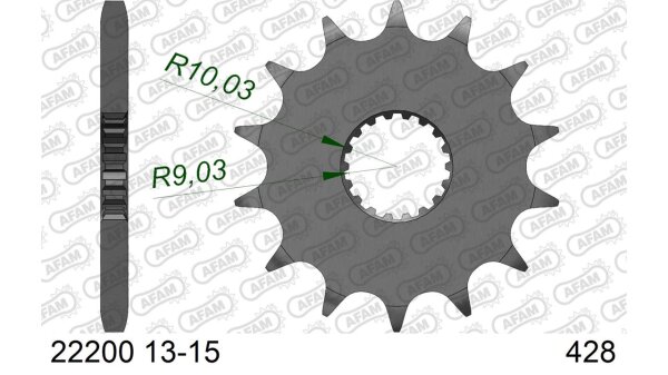 DC AFAM Ritzel 428 - 14Z 22200-14