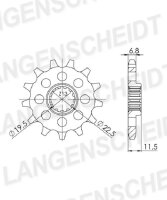 Supersprox Ritzel 428 - 15Z CST-409:15|feinverzahnt...