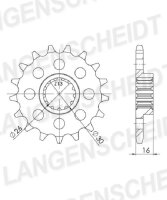 Supersprox Ritzel 525 - 14Z CST-313:14|feinverzahnt...