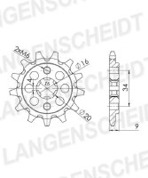 Supersprox Ritzel 520 - 14Z CST-1554:14|grobverzahnt...