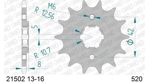 DC AFAM Ritzel 520 - 15Z 21502-15