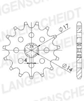 Supersprox Ritzel 420 - 13Z CST-429:13|grobverzahnt...