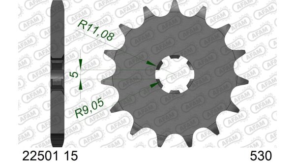 DC AFAM Ritzel 530 - 15Z 22501-15