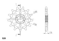 Supersprox Ritzel 520 - 13Z CST-1323:13|feinverzahnt...