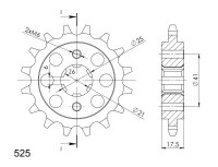 Supersprox Ritzel 525 - 14Z CST-294:14|grobverzahnt...