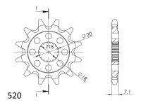 Supersprox Ritzel 520 - 11Z CST-427:11