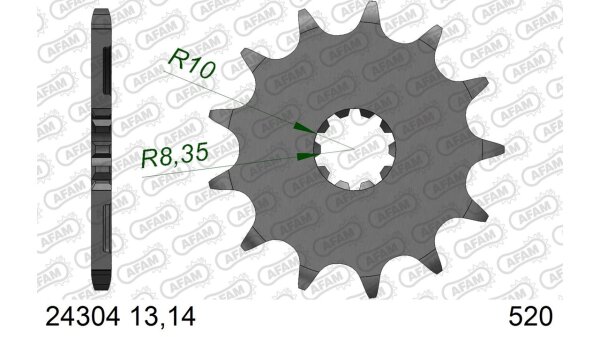 DC AFAM Ritzel 520 - 14Z 24304-14