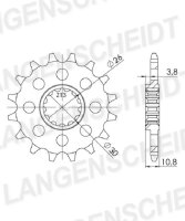 Supersprox Ritzel 520 - 15Z CST-1579:15|feinverzahnt...