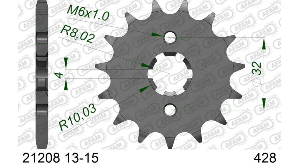 DC AFAM Ritzel 428 - 13Z 21208-13