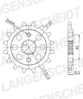 Supersprox Ritzel 520 - 14Z CST-512:14|feinverzahnt...