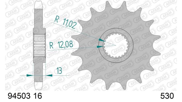 DC AFAM Ritzel 530 - 16Z 94503-16