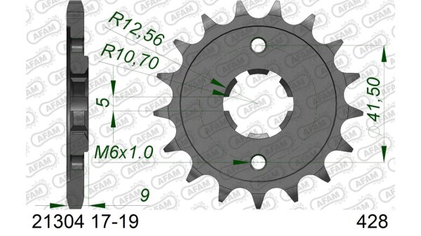 DC AFAM Ritzel 428 - 19Z 21304-19