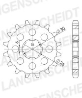 Supersprox Ritzel 530 - 17Z CST-568:17|grobverzahnt...