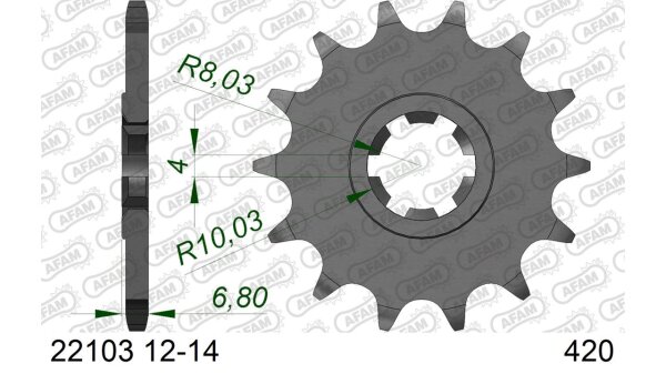 DC AFAM Ritzel 420 - 13Z 22103-13