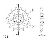 Supersprox Ritzel 428 - 16Z CST-410:16