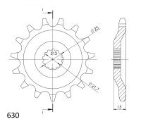 Supersprox Ritzel 630 - 15Z CST-514:15|feinverzahnt...