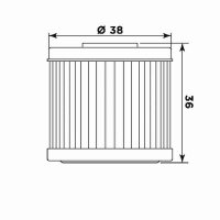 MIW Ölfilter H1016 Papierfilter (OEM-Qualität)