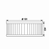 MIW Ölfilter Y4003 Papierfilter (OEM-Qualität)