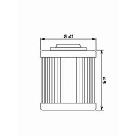 MIW Ölfilter BO14002 Papierfilter (OEM-Qualität)