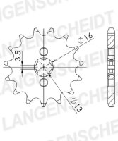 Supersprox Ritzel 420 - 12Z CST-563:12|grobverzahnt...