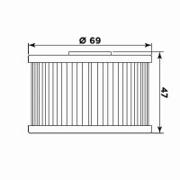 MIW Ölfilter H1018 Papierfilter (OEM-Qualität)