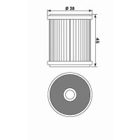 MIW Ölfilter Y4015 Papierfilter (OEM-Qualität)