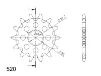 Supersprox Ritzel 520 - 11Z CST-565:11