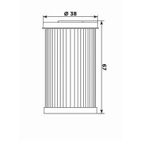 MIW Ölfilter DA16003 Papierfilter (OEM-Qualität)