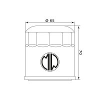 MIW Ölfilter HD17004 Filterpatrone 65 mm...