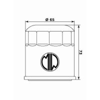 MIW Ölfilter H1013 Filterpatrone 65 mm (OEM-Qualität)