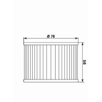 MIW Ölfilter H1001 Papierfilter (OEM-Qualität)