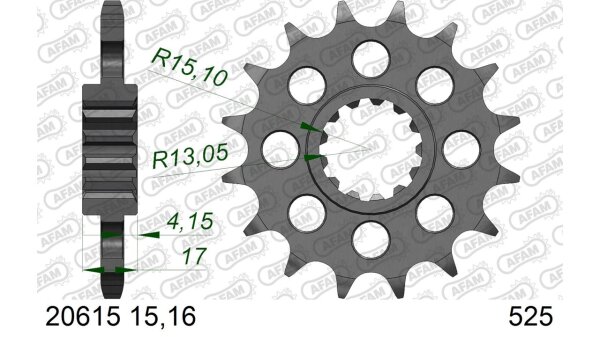 DC AFAM Ritzel 525 - 16Z 20615-16