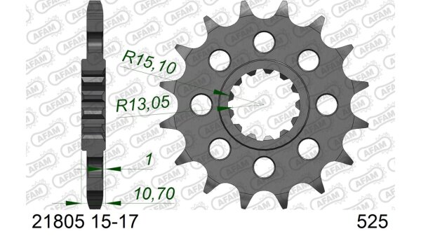 DC AFAM Ritzel 525 - 16Z 21805-16