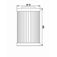 MIW Ölfilter KT8001 Papierfilter (OEM-Qualität)