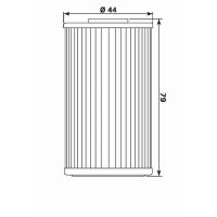 MIW Ölfilter KY7002 Papierfilter (OEM-Qualität)