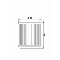 MIW Ölfilter Y4018 Papierfilter (OEM-Qualität)