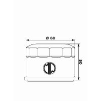 MIW Ölfilter Y4016 Filterpatrone 68 mm...