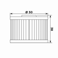 MIW Ölfilter H1008 Papierfilter (OEM-Qualität)