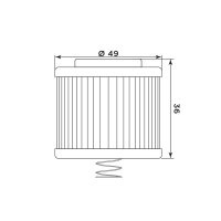 MIW Ölfilter Y4020 Bajaj, Yamaha