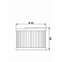 MIW Ölfilter P5009 Papierfilter (OEM-Qualität)