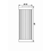 MIW Ölfilter KT8003 Papierfilter (OEM-Qualität)