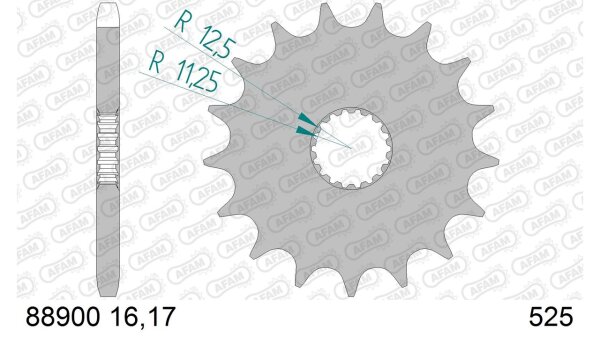 DC AFAM Ritzel 525 - 16Z 88900-16